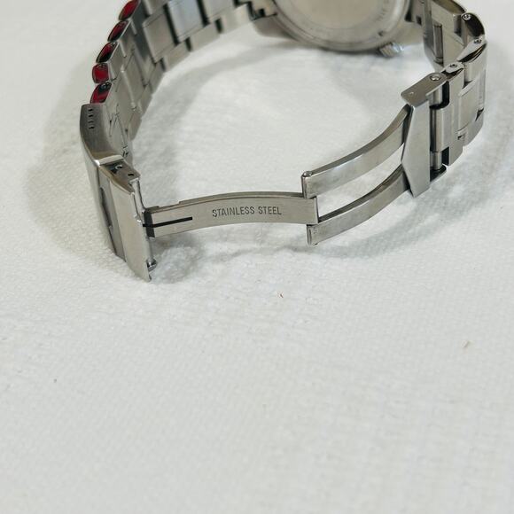 Men's Blue and Silver Watch - Picture 8 of 12